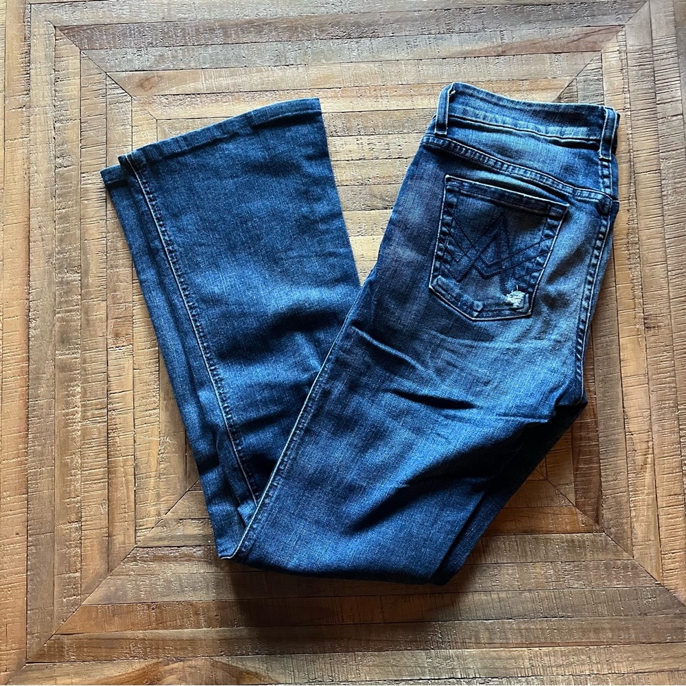 7 for all man kind straight leg a pocket jeans